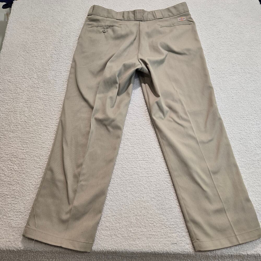 Dickies 874 Original Fit Flex Men's Workwear Pants Size 40x30 Khaki Beige - Picture 4 of 8